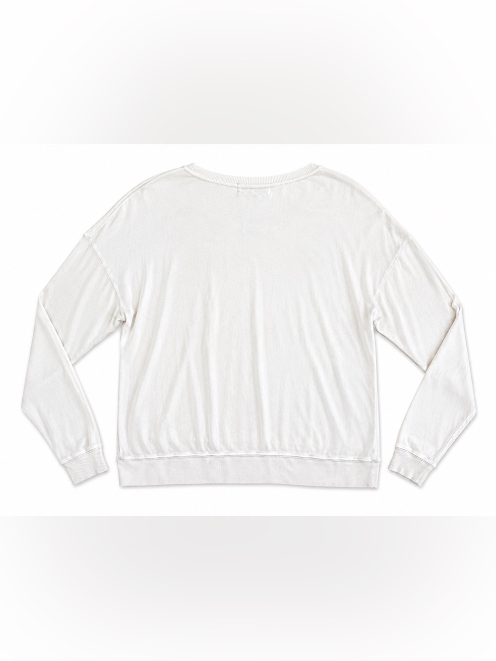 Wildfox Stop and Smell the Ocean Sweatshirt Women S White Graphic USA Made - Picture 7 of 7